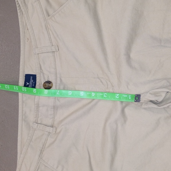 American Eagle Kaki Midi Stretch Shorts & Aztec Print Midi Stretch Shorts - Picture 12 of 16